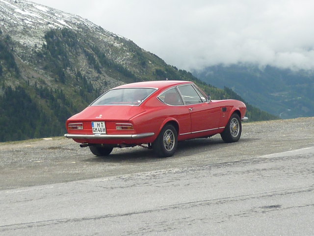 7 - Dino vor der Mautstaion.JPG