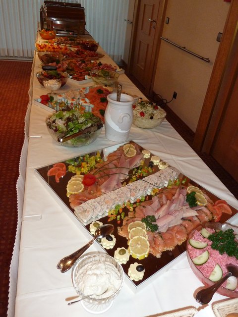 Lecker Vorspeisenbuffet am Samstagabend