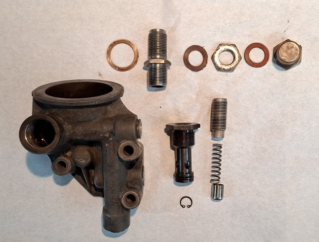 Zerlegt und gereinigt