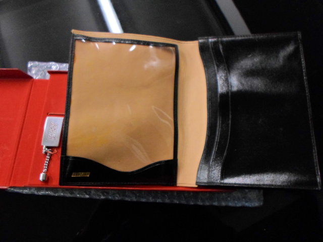 aufgeklappte Boardmappe